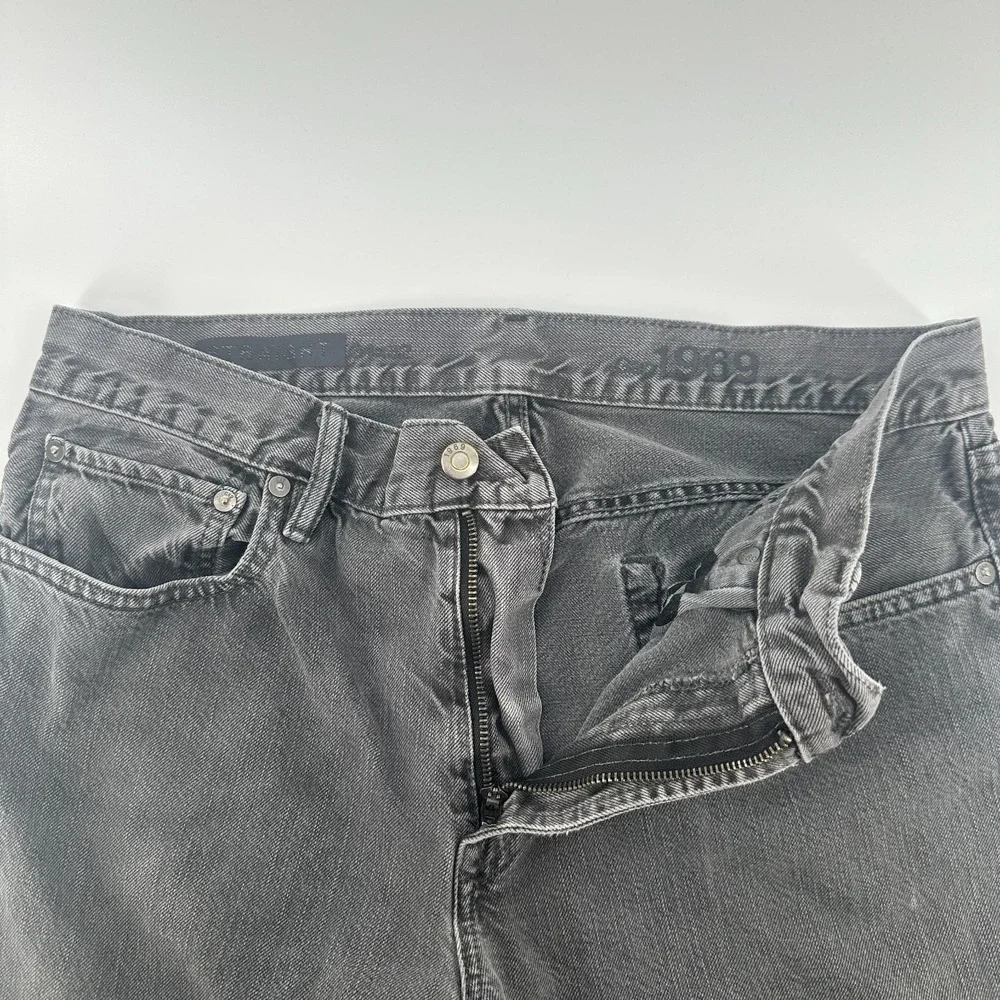Gap 1969 Jeans Mens 34x32‎ Gray Denim Relaxed Straight Leg 5-Pocket Vintage